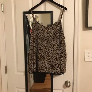 Leopard print swing cami!